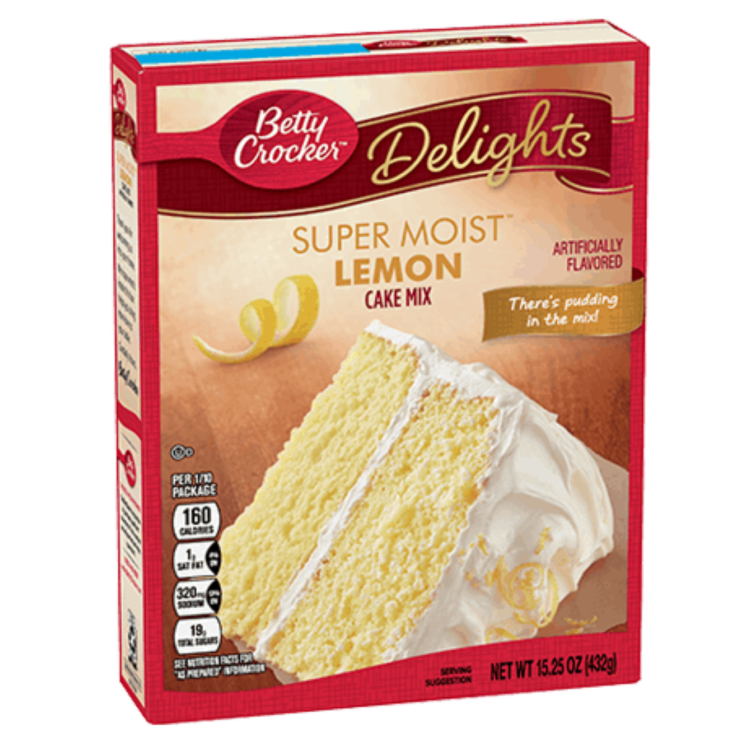 BETTY CROCKER SUPER MOIST LEMON 500G